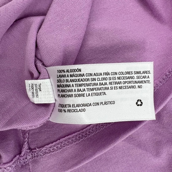 NWT Wild Fable Purple Crop Long Sleeve T-Shirt Size L Women’s - Picture 6 of 7